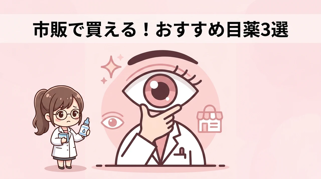 市販で買える代替の点眼薬3選